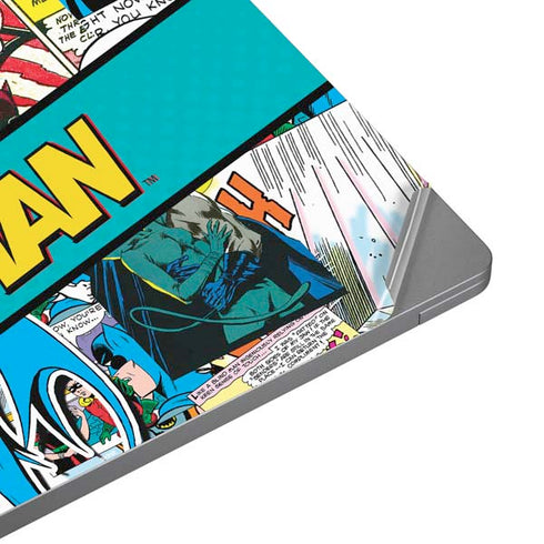 DC Comics Batman Vintage Pose Collage Art Universal Laptop 16in (13 x 9.4in) Skin